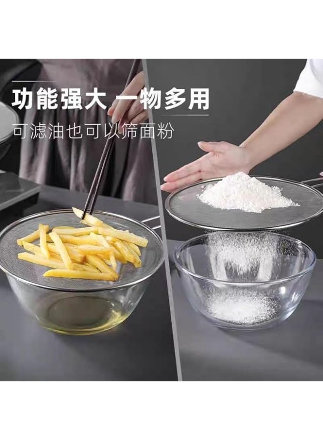 غطاء حماية مانع لتطاير الزيوت والدهون بهيكل معدني متين ومقبض عازل للحرارة للمطبخ (ar) - Image 2